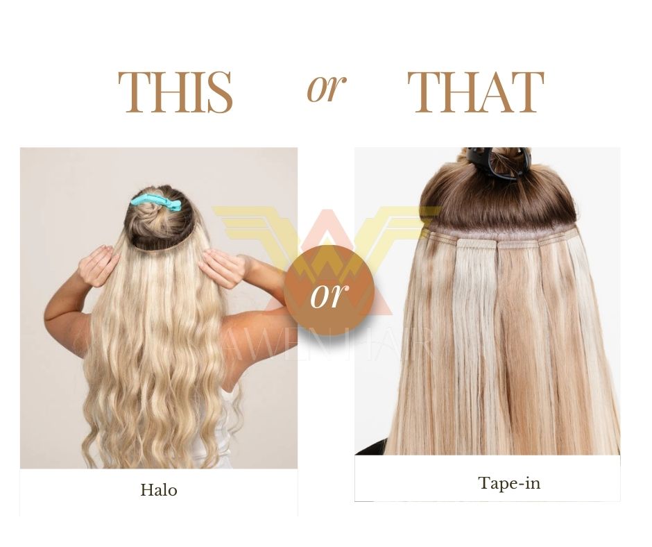 Halo vs. Tape-in Extensions